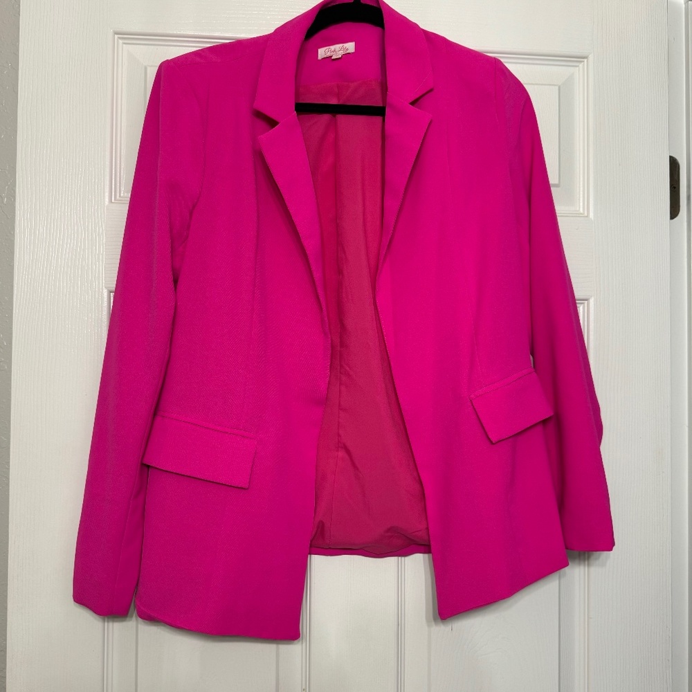 Pink Lily Pink Blazer